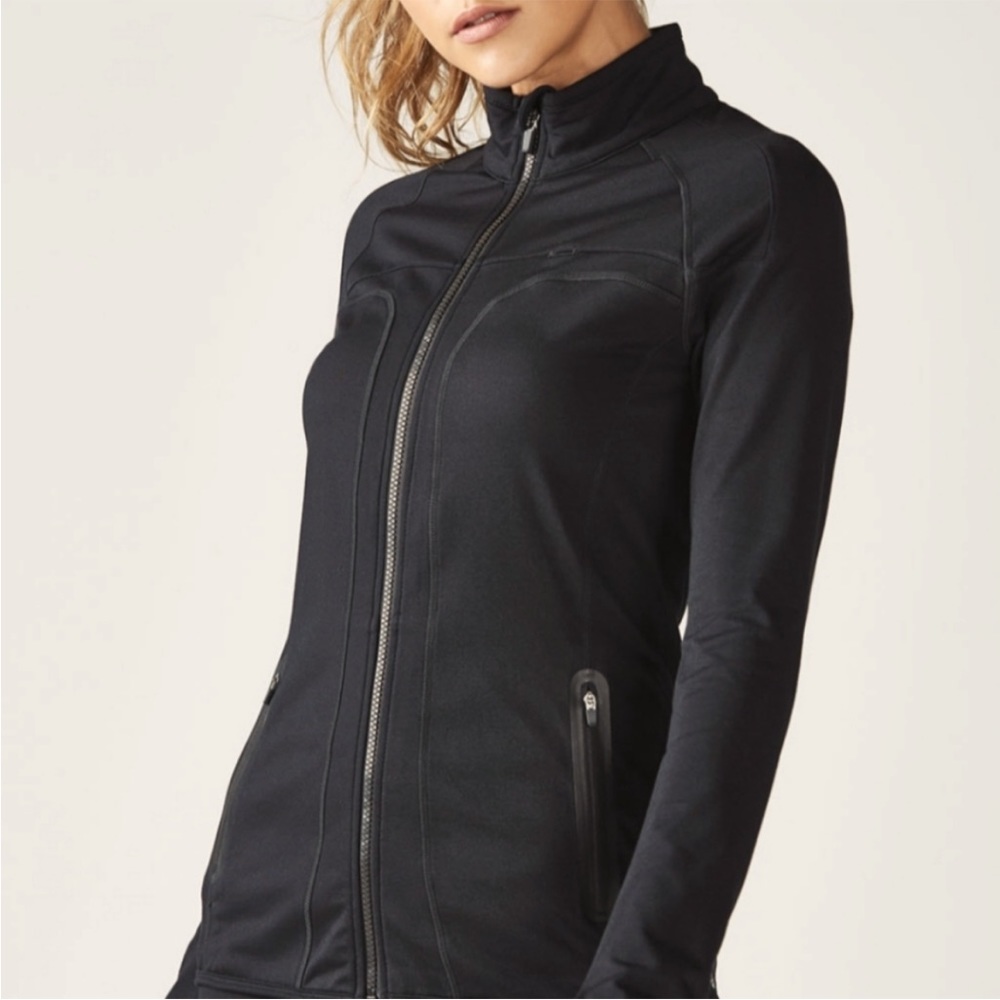 Fabletics Jojo Performance Jacket Black Size Medi… - image 5